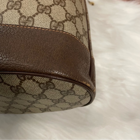Vintage Gucci Guccisima Web Canvas Bucket Bag - Picture 6 of 12